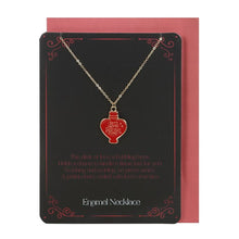 Load image into Gallery viewer, Love Potion Enamel Necklace Card
