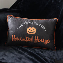 Load image into Gallery viewer, 40cm Rectangular Haunted House Cushion

