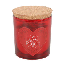 Load image into Gallery viewer, Love Potion Raspberry Crystal Chip Candle
