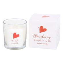 Load image into Gallery viewer, You Light Up My Life Strawberry Scented Candle
