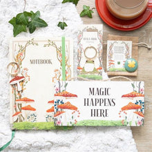 Load image into Gallery viewer, Magic Happens Here Mushroom Hanging Sign
