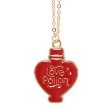 Load image into Gallery viewer, Love Potion Enamel Necklace Card
