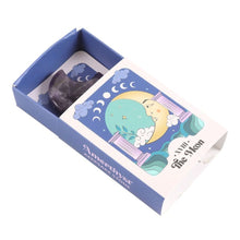 Load image into Gallery viewer, Amethyst Crystal Moon Keepsake Stone in a Box
