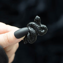Load image into Gallery viewer, Black Obsidian Crystal Snake
