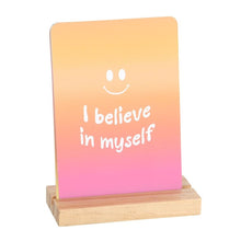 Load image into Gallery viewer, Mindful Moments Affirmation Cards with Wooden Stand
