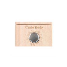 Load image into Gallery viewer, Natural Card of the Day Tarot Card Stand Tealight Holder
