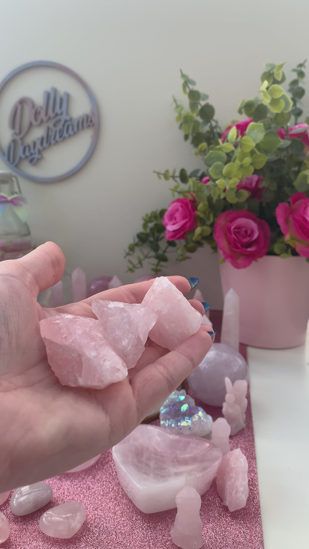 Raw / Rough / Natural Rose Quartz Chunks