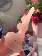 Load image into Gallery viewer, Rose Quartz Goddess / Yoga / Meditation Statue
