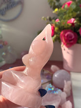 Load image into Gallery viewer, Rose Quartz Goddess / Yoga / Meditation Statue
