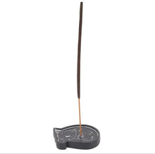 Load image into Gallery viewer, Sleeping cat incense holder
