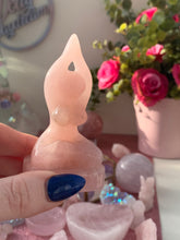 Load image into Gallery viewer, Rose Quartz Goddess / Yoga / Meditation Statue
