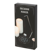 Load image into Gallery viewer, Gothic Pentagram Pendulum Decision Maker
