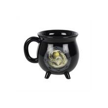Load image into Gallery viewer, Ostara Colour Changing Cauldron Mug by Anne Stokes
