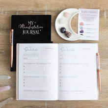 Load image into Gallery viewer, Gratitude Journal with Rose Quartz Pen
