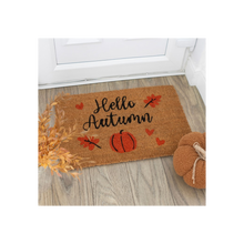 Load image into Gallery viewer, Natural Hello Autumn Doormat
