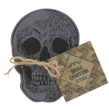 Load image into Gallery viewer, Set Of 4 Skull Coasters
