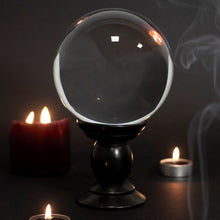 Load image into Gallery viewer, Large Clear Crystal Ball on Stand
