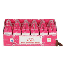 Load image into Gallery viewer, Set of 6 Packets of Satya Rose Backflow Dhoop Cones
