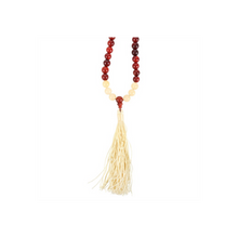 Load image into Gallery viewer, Self Confidence Rosewood &amp; Yellow Jasper Mallah Necklace
