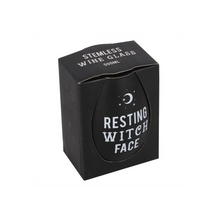Load image into Gallery viewer, Resting Witch Face Stemless Wine Glass
