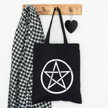Load image into Gallery viewer, Pentagram Cotton Tote Bag
