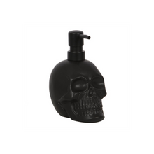Load image into Gallery viewer, Black Skull Soap Dispenser
