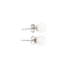 Load image into Gallery viewer, Clear Quartz Semi Precious Crystal Earrings
