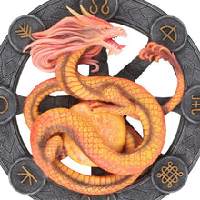 Load image into Gallery viewer, Litha Dragon Resin Wall Plaque by Anne Stokes
