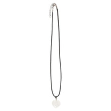 Load image into Gallery viewer, Clear Quartz Healing Crystal Heart Necklace
