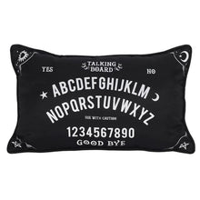 Load image into Gallery viewer, Small Rectangular Black and White Talking Board Cushion
