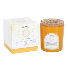 Load image into Gallery viewer, Gemini Lavender &amp; Cedarwood Gemstone Zodiac Candle
