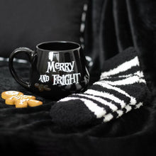 Load image into Gallery viewer, Merry and Fright Mug and Socks Set
