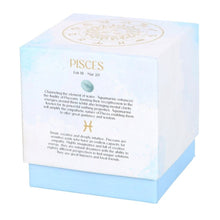 Load image into Gallery viewer, Pisces Gardenia Gemstone Zodiac Candle
