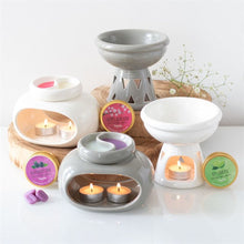Load image into Gallery viewer, Off White Deep Bowl Oil Burner
