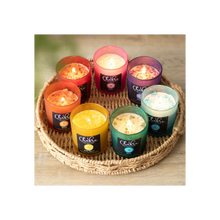 Load image into Gallery viewer, Sacral Chakra Orange Crystal Chip Candle

