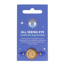 Load image into Gallery viewer, All Seeing Eye String Bracelet
