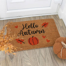 Load image into Gallery viewer, Natural Hello Autumn Doormat
