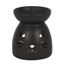 Load image into Gallery viewer, Black Cat Cut Out Oil Burner
