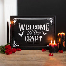 Load image into Gallery viewer, Welcome To Our Crypt Wall Plaque
