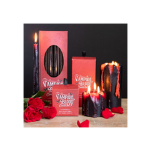 Load image into Gallery viewer, Set of 8 Vampire Blood Taper Candles
