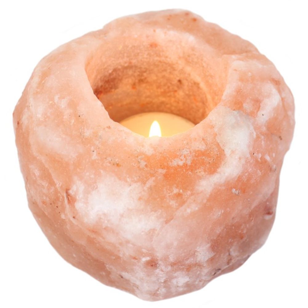 Himalayan salt tealight holder
