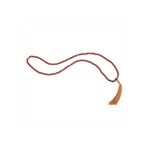 Load image into Gallery viewer, Self Expression Rosewood &amp; Tiger&#39;s Eye Mallah Necklace
