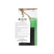 Load image into Gallery viewer, Green Tea &#39;Luck&#39; Spell Tube Candle
