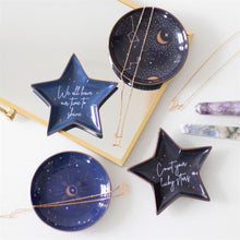 Load image into Gallery viewer, 10.5cm Ceramic Purple Star Sign Trinket Dish
