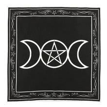 Load image into Gallery viewer, 70x70cm Triple Moon Altar Cloth
