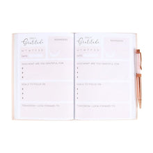 Load image into Gallery viewer, Gratitude Journal with Rose Quartz Pen
