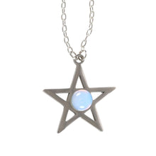Load image into Gallery viewer, Opalite Star Necklace Card
