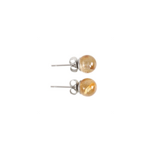Load image into Gallery viewer, Citrine Semi Precious Crystal Earrings
