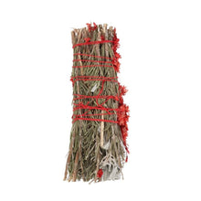 Load image into Gallery viewer, 6in Ritual Wand Smudge Stick with Rosemary, Sage and Red Jasper
