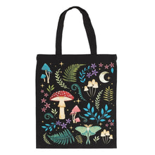 Load image into Gallery viewer, Dark Forest Print Cotton Tote Bag
